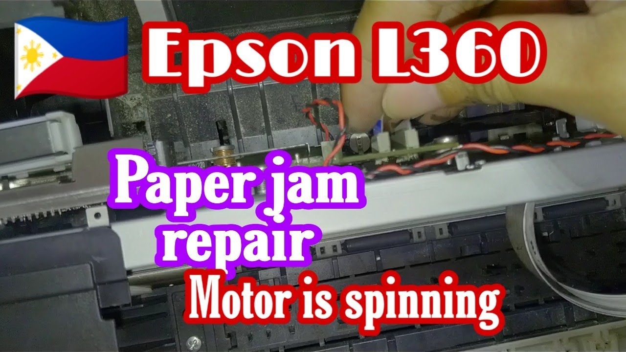 Epson L360 Paper Jam Repair Misaligned Lever Sensor Youtube