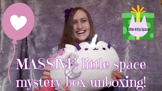 MASSIVE agere little space MYSTERY BOX unboxing! | Age regression