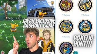 ✨ EXCLUSIVE JAPAN Shiny Background Pikachu Hunt and Pokelid Hunt in Pokemon Go!✨