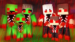 Maizen and Mikey FAMILY Found BLOOD RAIN in Minecraft! - Parody Story(JJ and Mikey TV)