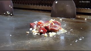 Fillet Beef Teppanyaki - Taiwanese street food 菲力牛鐵板燒  彰化精誠夜市