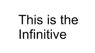 Infinitief