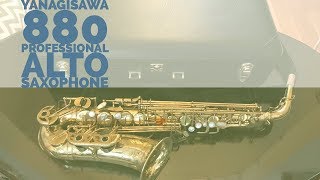 1987 Yanagisawa 880 Alto Saxophone Demo - Mike Block Sax Guy