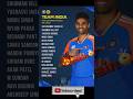 team India for T20 series against shri Lanka #cricket #suryakumar #captain #trending #viral #shorts