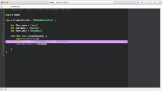 Replace Temp With Query in Swift