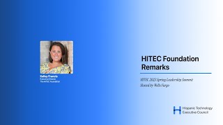 HITEC Foundation Remarks