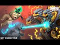 Baby Godzilla, Kong vs. Mecha-King Ghidorah  – Animation 20