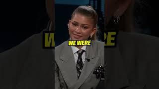 Zendaya REVEALS how she almost got pulled over with Tom Holland #tomholland #zendaya #shorts