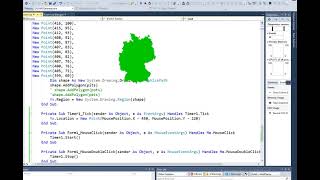 How to create Germany graphics shape visual basic visual studio 2017 free code Deutschland