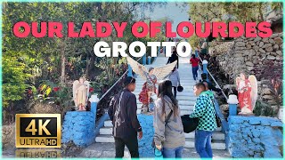 OUR LADY OF LOURDES GROTTO + Mirador Hill Walking Tour, Baguio City Benguet Philippines 4K 🇵🇭