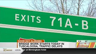 Bridge work could impact traffic in Tuscaloosa