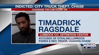Man indicted after reportedly stealing Lubbock Parks & Rec truck