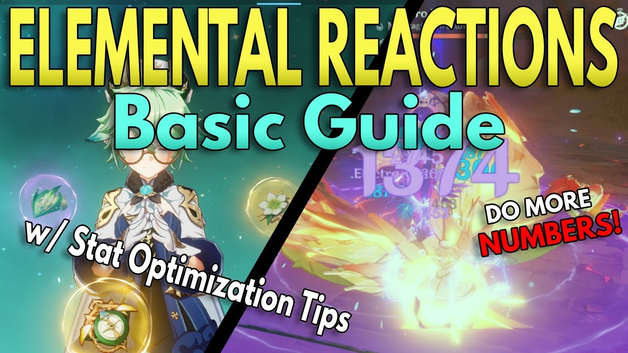 A Basic Guide To Elemental Reactions And Damage Scaling Tips! | Genshin ...