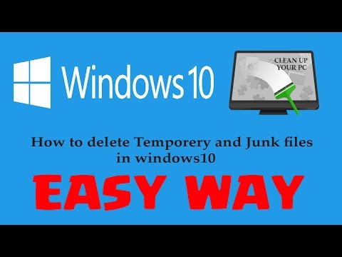 how to delete temporary files in windows10 (2016)