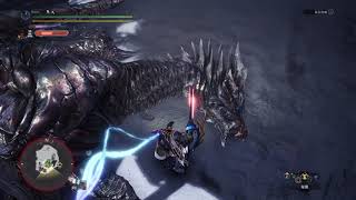 [MHWI]風暴的棺材　歷戰剛龍　太刀solo 3分12秒 ｛PS4｝