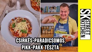 Csirkés-paradicsomos PIKK-PAKK tészta 🍅🍝