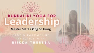 Kundalini Yoga Kriya Master Set 1 + Ong So Hung -meditation