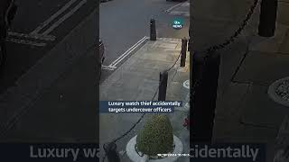 Luxury watch thief accidentally targets undercover officers | ITV News #itvnews