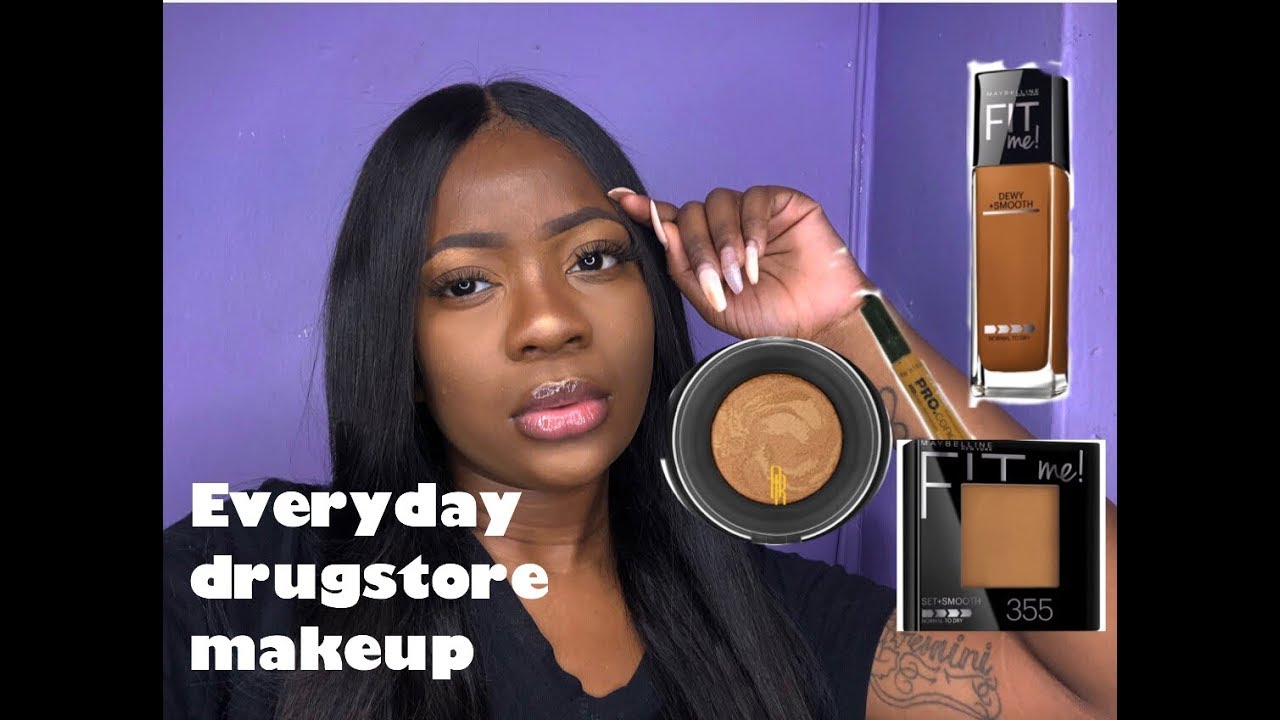 Easy Everyday Drugstore | Affordable Makeup Tutorial - YouTube