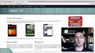 Web development with Python and web2py Part1