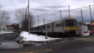 [HD] LIRR Budd M3s East Through Mineola