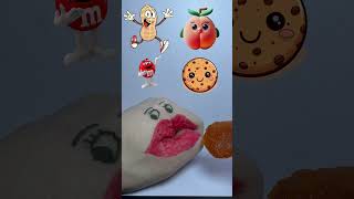 Handy eating #122 ~ Candy toons 🍭 #shorts #satisfyingasmr #childhood #snacks #candy #sweet