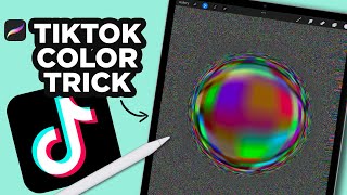 How to do a TIKTOK Color Picking Trick in PROCREATE #Shorts