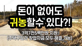 돈이 없어도 귀농할수 있다!_돈 없이 귀농하는 법_2021년 귀농귀촌 정보