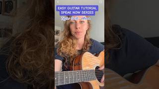 EASY GUITAR TUTORIAL - MEAN BY TAYLOR SWIFT #guitarlesson #taylorswift