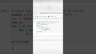 count how many vowels in a string with python