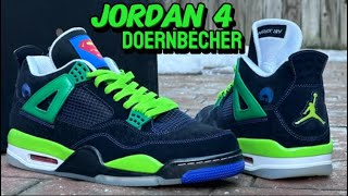 PERFECT!  Jordan 4 Doernbecher! Quality check review \u0026 on foot! 🔥🔥