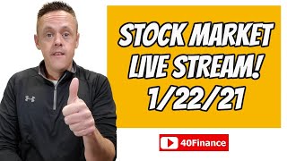 Stock Market Live Stream | News and Q&A for January 22, 2021