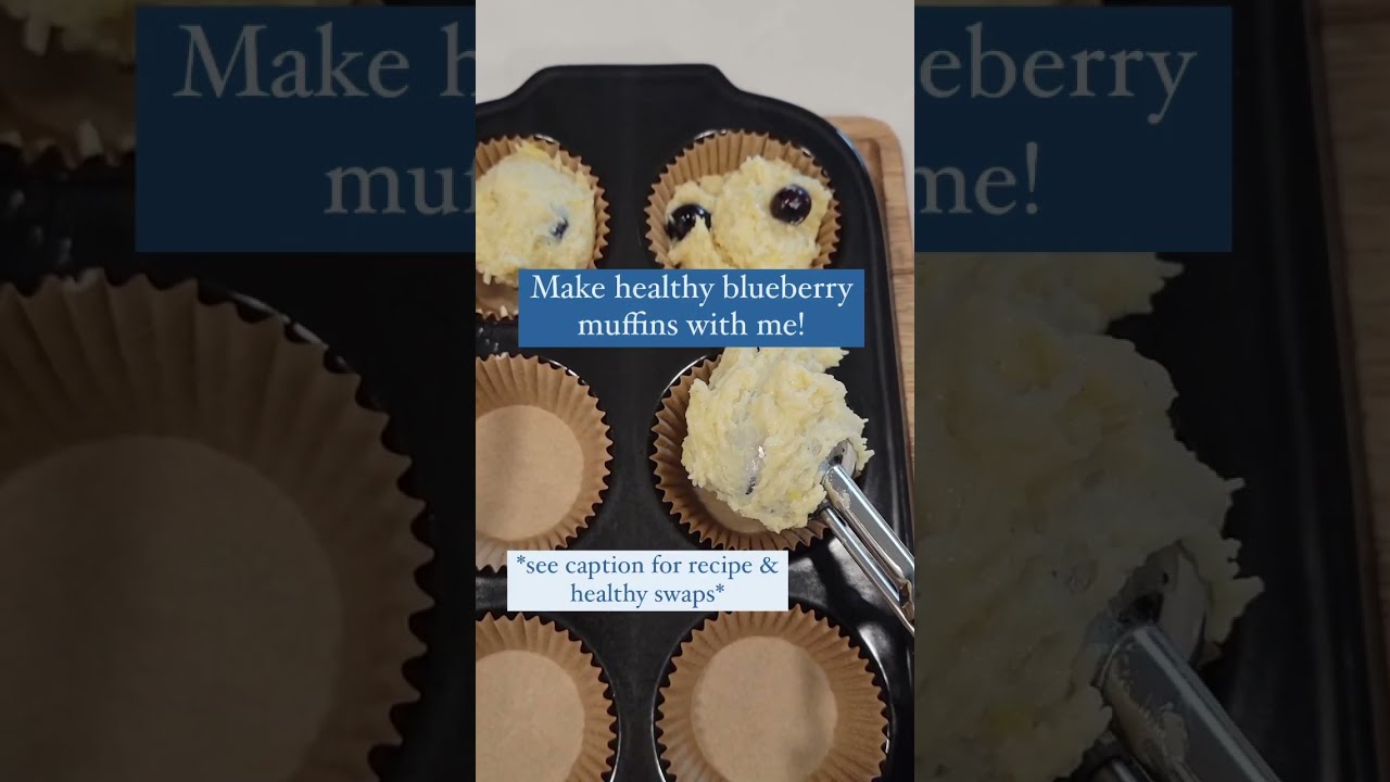 Healthy Blueberry Muffins Recipe