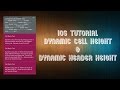 iOS Swift Tableview Dynamic Cell Height & Dynamic Header Height Xcode 8