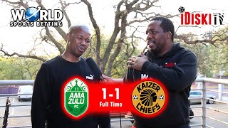 Amazulu 1-1 Kaizer Chiefs | Baxter Not Working Out | Joseph Makhanya