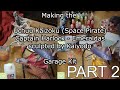 Part 2 - Color selection & Painting - Garage Kit - Pirate Captain Harlock - Queen Emeraldas -Kaiyodo