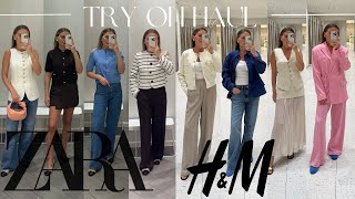 Massive ZARA and H\u0026M ** l Try On HAUL | **