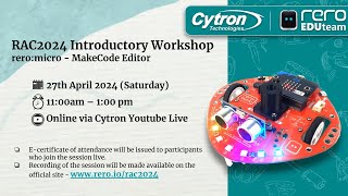 RAC2024 Introductory Workshop | rero:micro - MakeCode Editor
