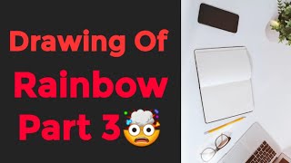 Drawing of Rainbow with Peocock #shorts #ytshorts #shortvideo #shortsfeed #short