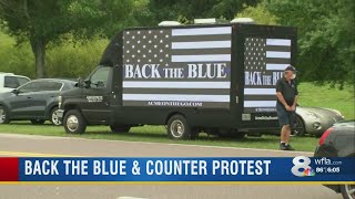 Back the Blue protest