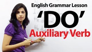 English Grammar Lessons - Auxiliary Verb - 'DO\