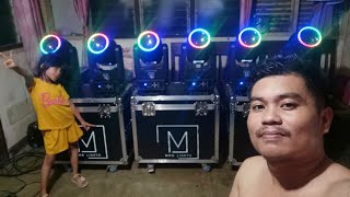 UNBOXING BEAM F300 HALO ANGEL MOVING HEAD x 600W HAZE MACHINE by BOYAX AUDIO