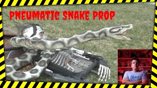 Pneumatic Striking Snake Halloween Prop