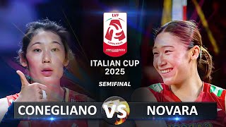 Semifinal: Conegliano vs Novara | Italian Volleyball LVF SerieA1 Coppa Italia Frecciarossa 2025