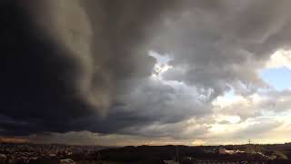 The sky of Tokyo : Oct. 10 2023 2/2 東京の空/定点タイムラプス ゲリラ豪雨 雨柱