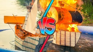 The Black Pearl vs The Interceptor Epic Battle | Pirates of the Caribbean from Matches