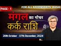 For All Ascendants | Mars Transit in Cancer | 20th October - 7th December |  Analysis by Punneit