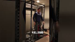 Weighted Pullups +41.25KG 3x6, +51.25KG 3x4 (Volume PR)