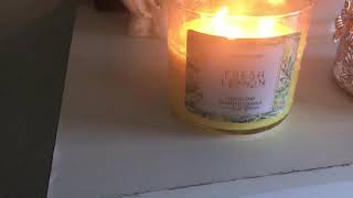 Candle Lovers 🕯 Aldi Fresh Lemon 🍋 Candle Review 💛 Must TRY!