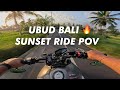 RIDE IN PARADISE SUNSET - MT-09 RIDING POV [4K]